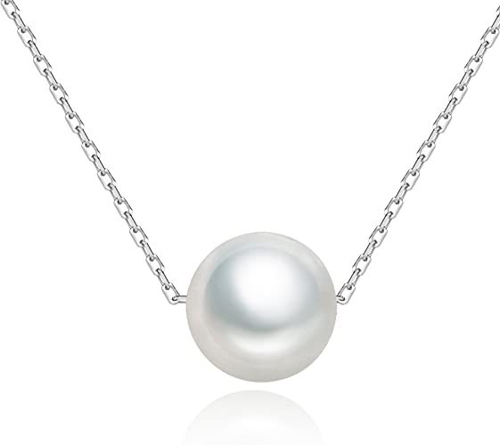 Simple Single Pearl Locket For Girls and Women | Gold and Silver Chain