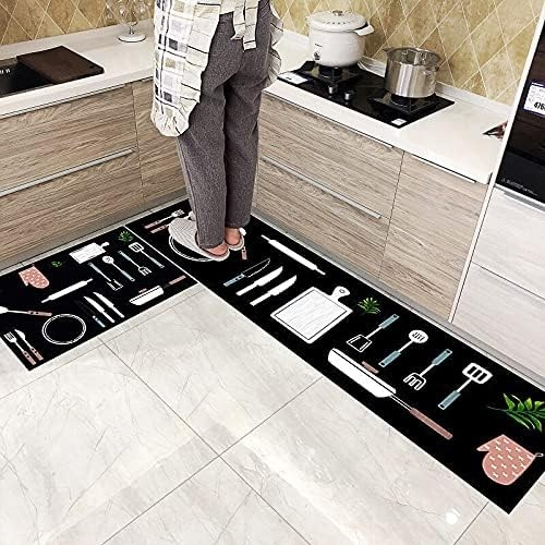 2pcs Anti slip Kitchen Floor Mat Set- My Kitchen KS