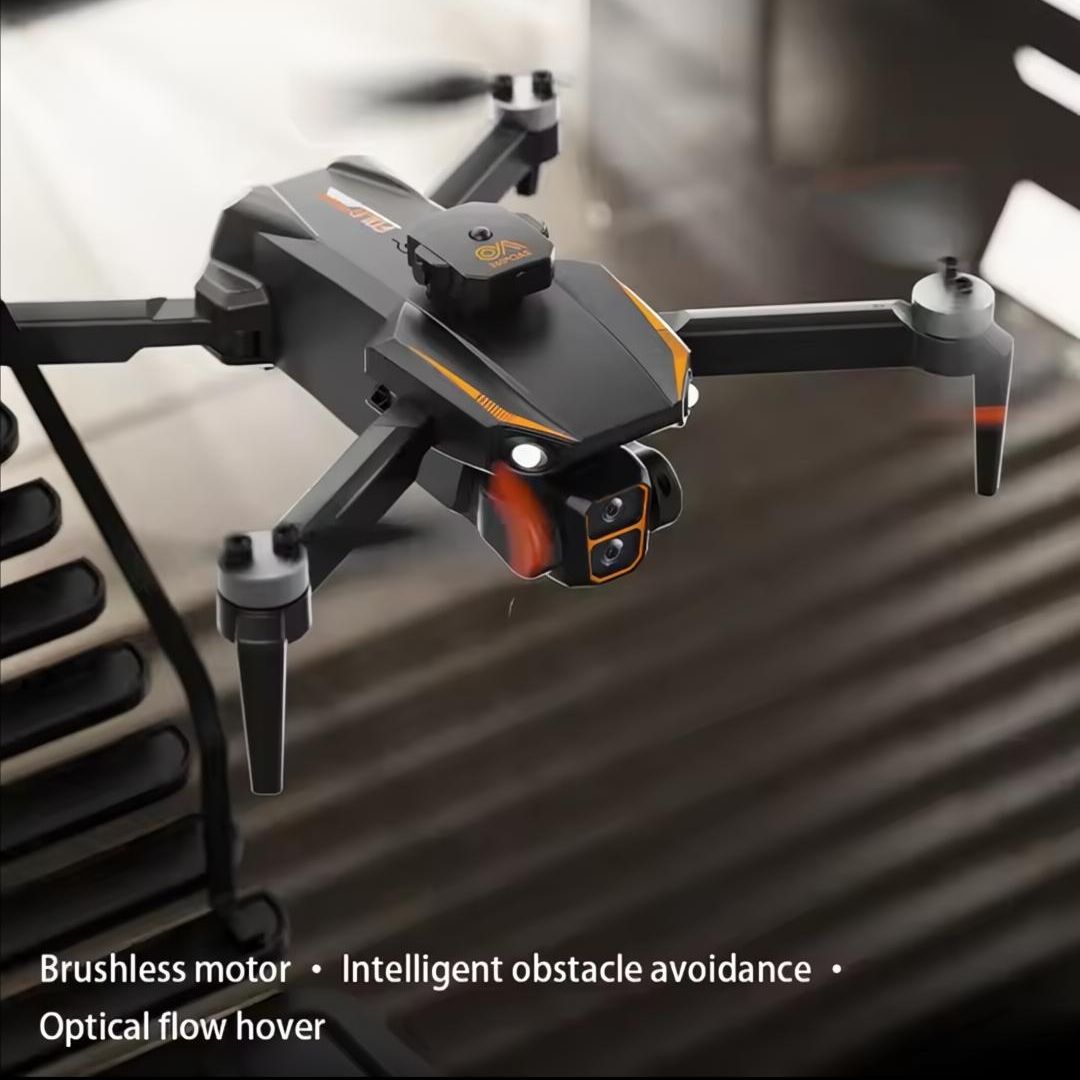 S26 Pro Drone Brushless Motors HD Camera RC Quadcopter with Wi-Fi FPV, Headless Mode, One-Key Takeoff/Landing, Altitude Hold, Obstacle Avoidance & Remote Control – Beginner Camera Drone