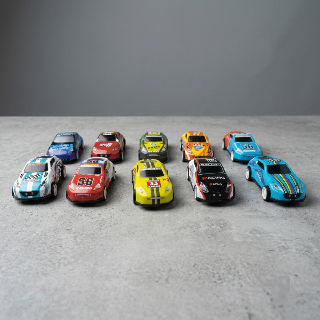 Mini Metal Racing Cars – Diecast Sports Car Toy Set, Assorted Racing Designs for Kids Pack of 6