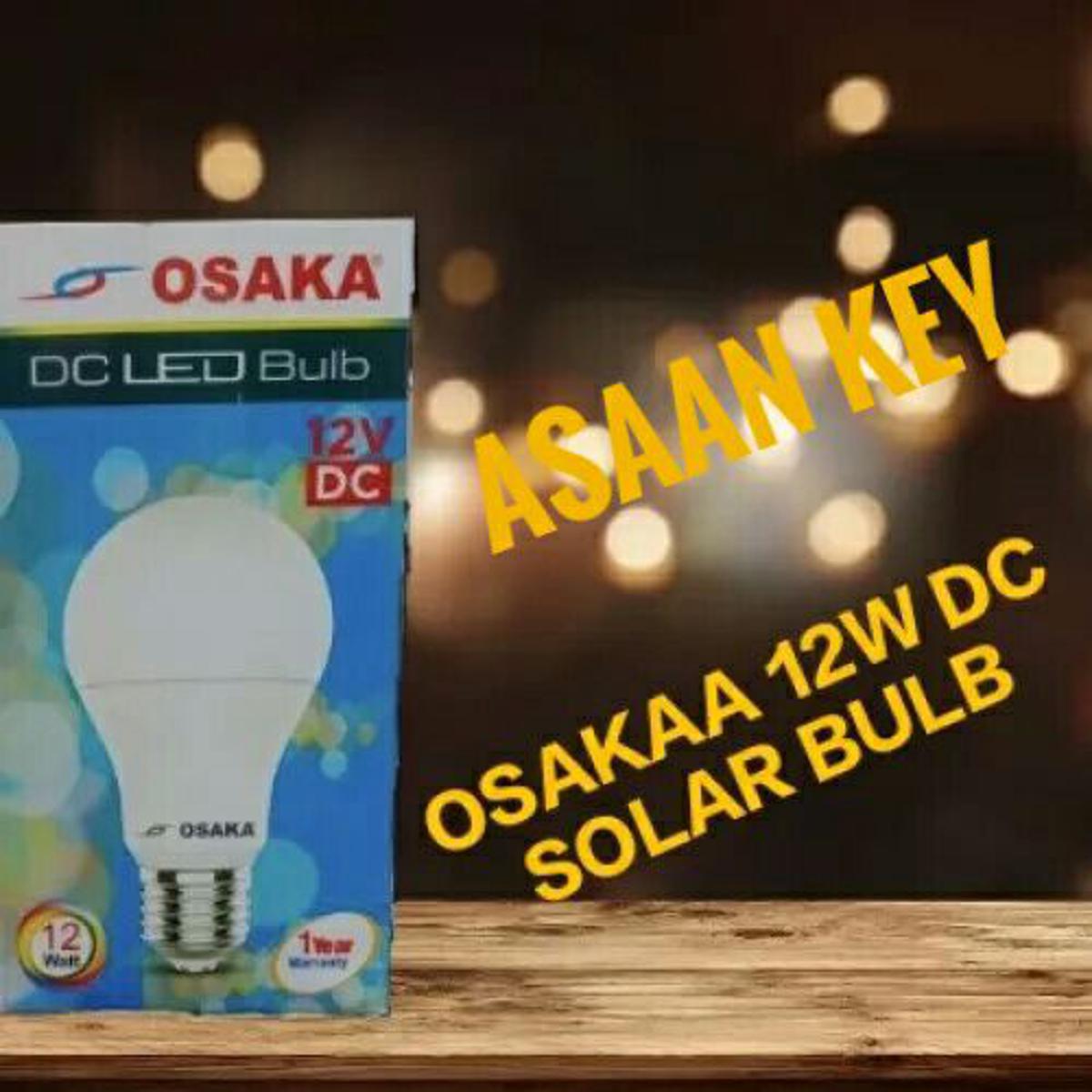 OSAKA SOLAR DC BULB 12V 12W , 12W SOLAR DC BULB | Daraz.pk