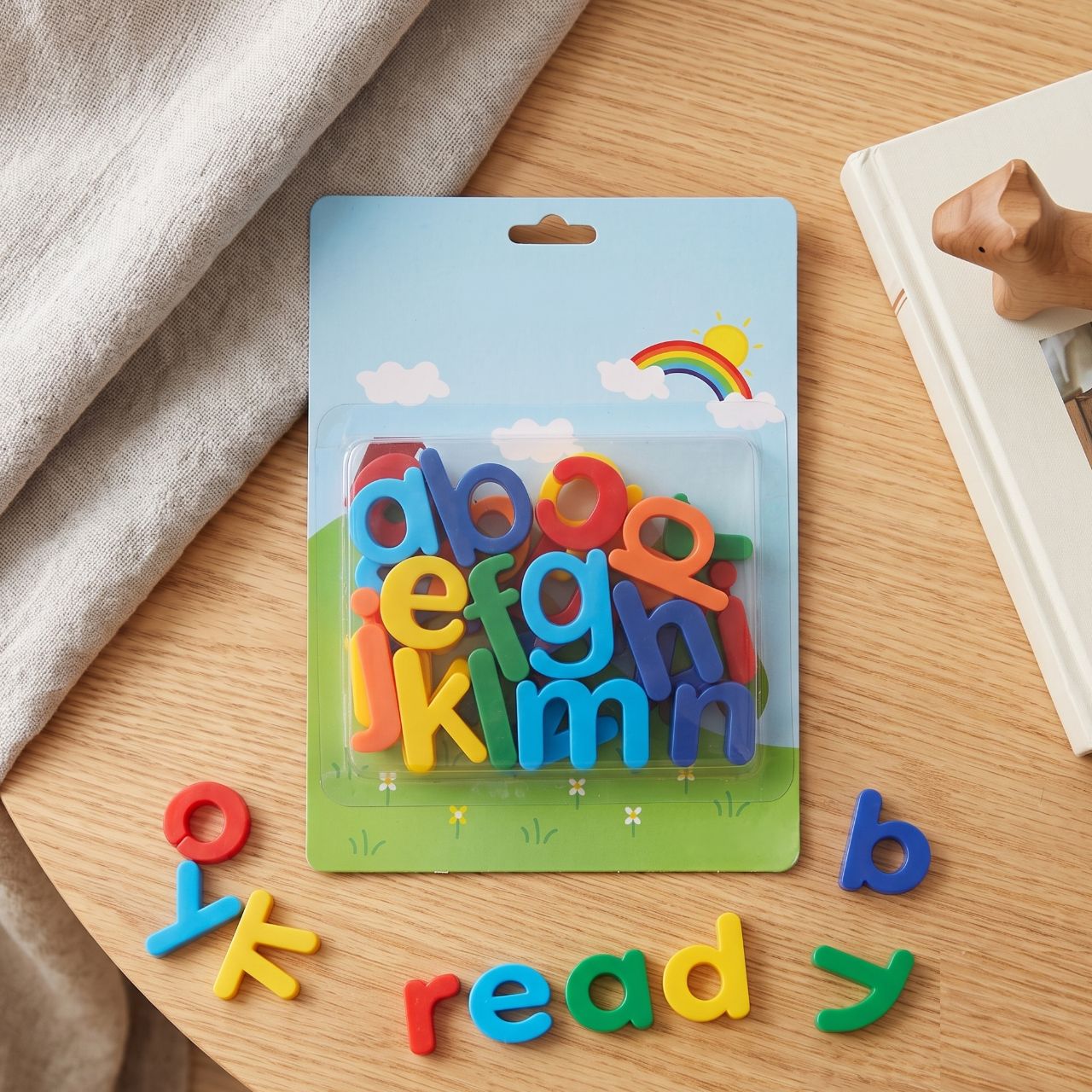 MN Magnetic ABC Alphabet, Letters for Children Learning, Alphabet ABC Words Pin Puzzle, Educational Building Blocks, Learning Spelling, Preschool Educational Toy, Montessori Learning Toy, Early Learning for Kids, ABC Letters & Numbers