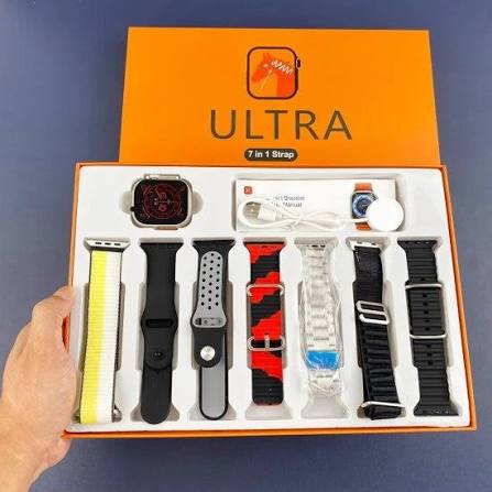 i 20 simple 7 in 1 and 7 in 1 wqith buds Men & 11 Women Watch with Wireless Earbuds | 7 Interchangeable Straps | Magnetic Charger | Sports Fitness Watch | Mobile Connectivity