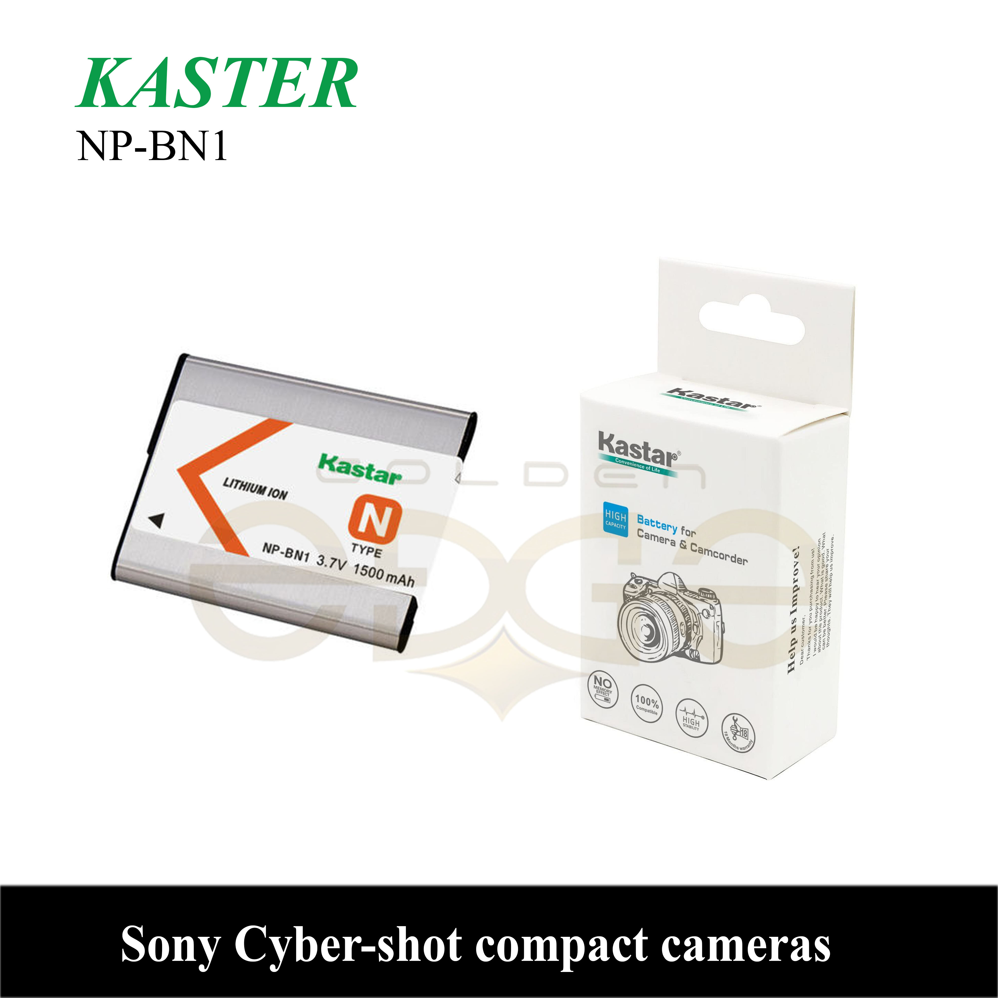 Kaster Battery NP-BN1 For Sony Sony Cyber Shot Compact Cameras