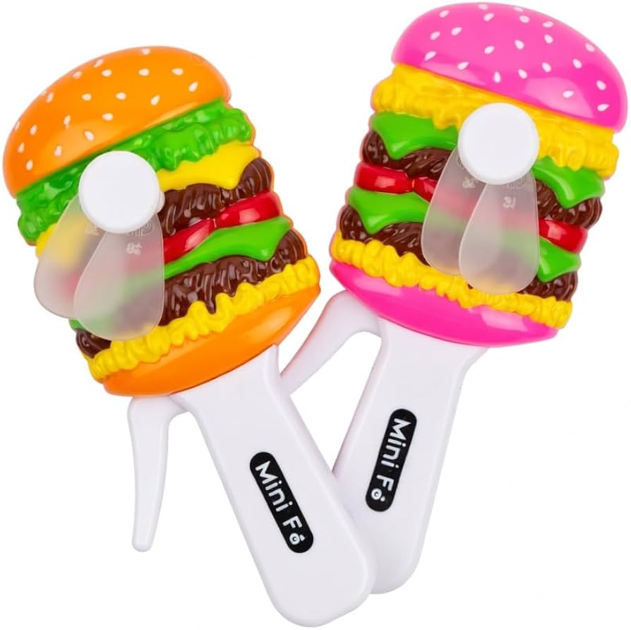 Interesting Palm Pressure Mini Fan Fruit Shape Cute Squeeze Toys / Cool Summer Fan/ Fan Without Battery (Multi Color) 