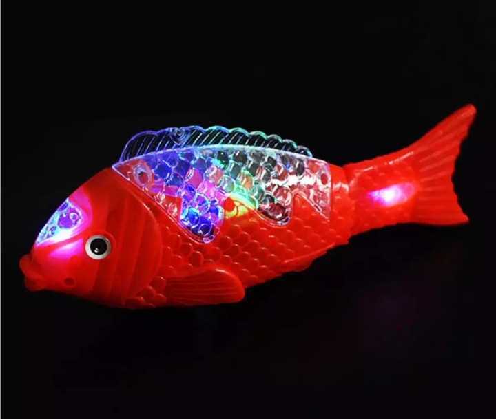 Musical Dancing Fish (lights also),Cell Operated