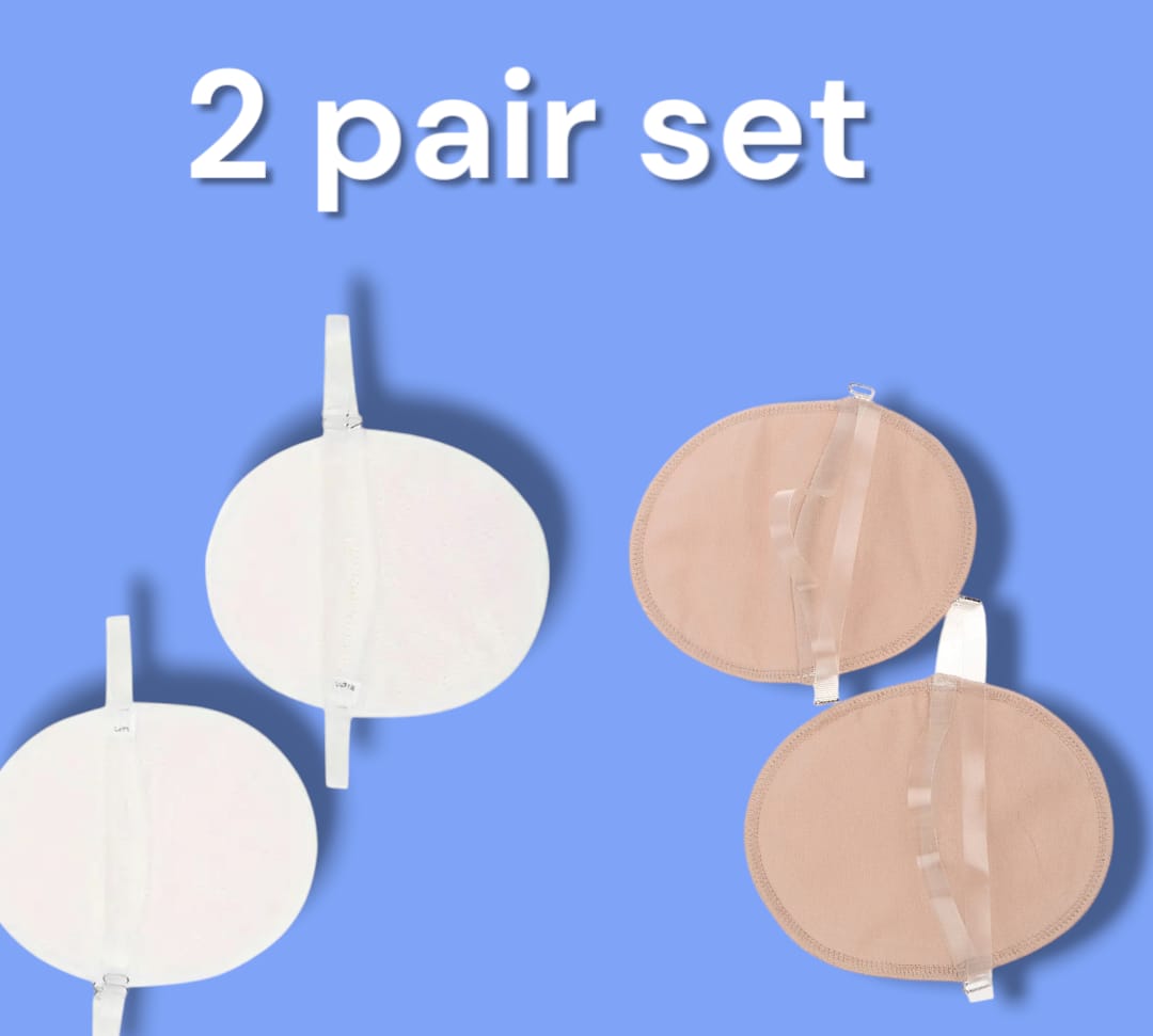 ZERI AND MERI 1Pair Underarm Sweat Shield Pad Washable Armpit Absorbing Sweat Guards Strap