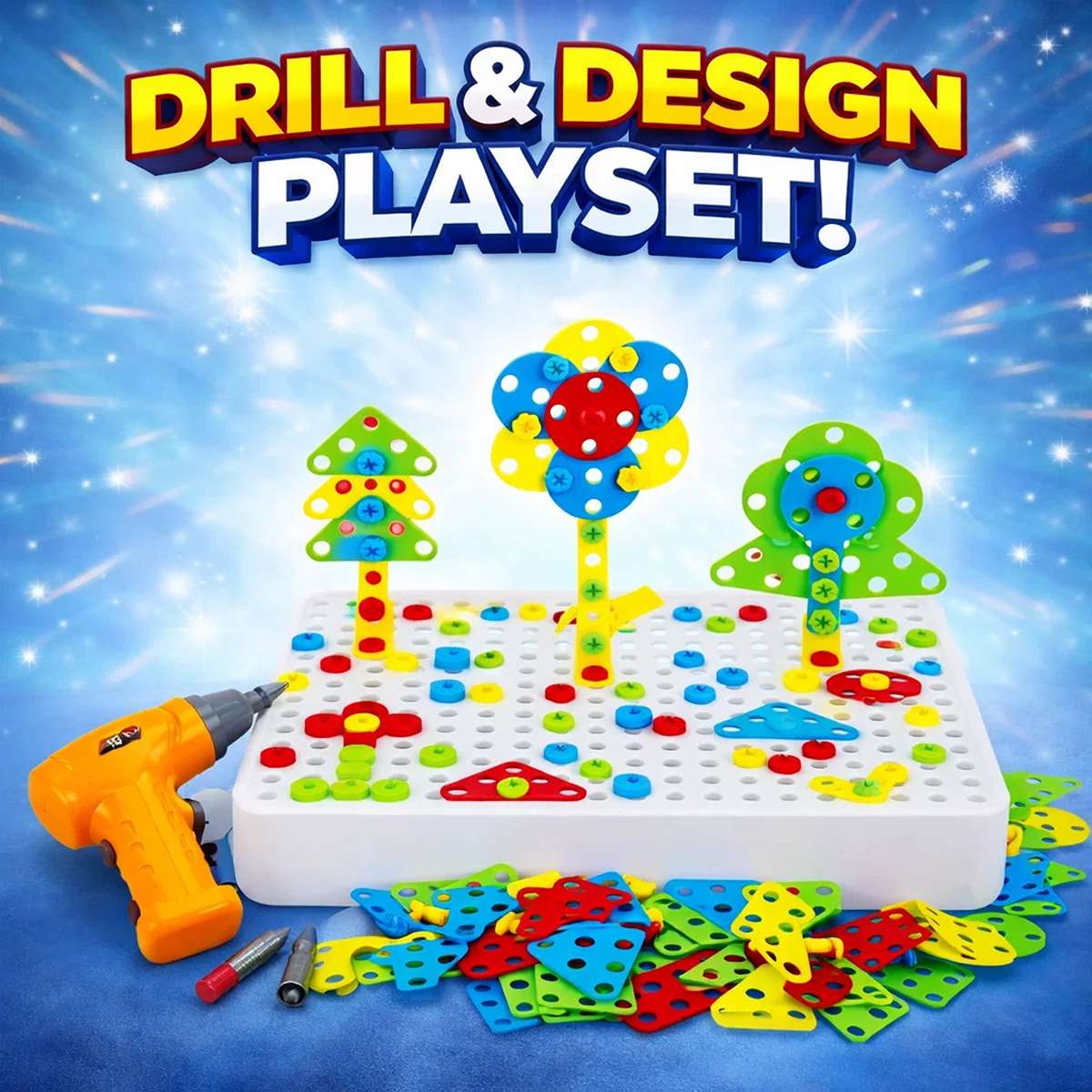Puzzle Magic Plate Bag DIY Education toy for kids