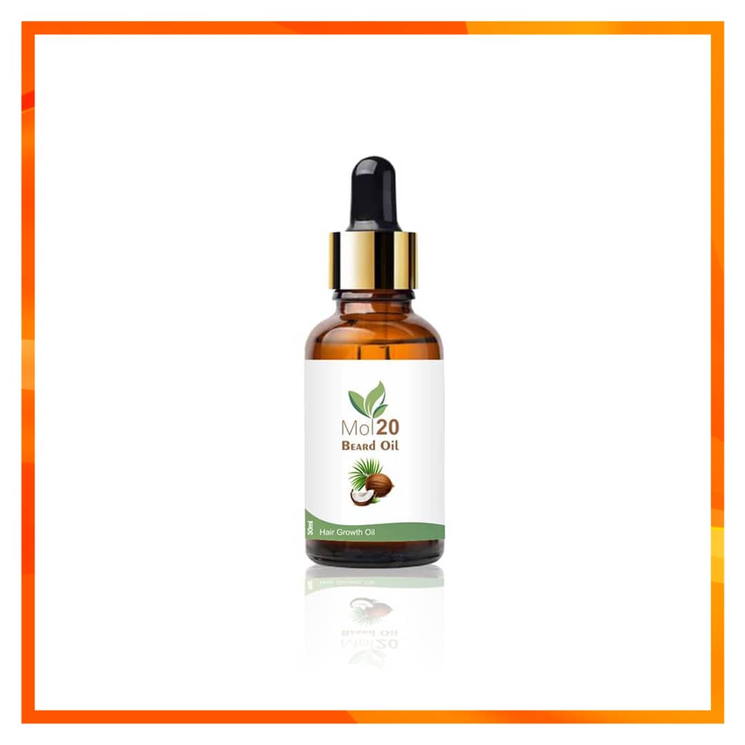 Coconut Special Mol20 Beard Oil - 30ml - Nourishing Hair Loss Treatment and Beard Care Product