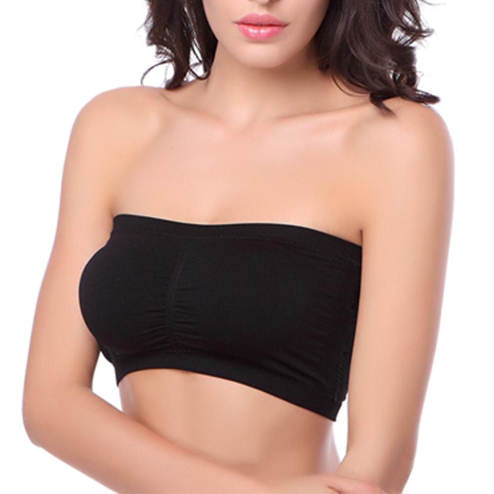 Strapless Bra Soft & Non Padded Tube Bra New Style for Girls and women (fit  on 30 -38) Women Strapless Bra, Seamless Stretchy Tube Top Bra, Breathable  & Comfort Girls New Style