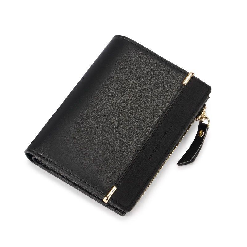 HOW.R.U  Small Ladies Mini Trifold Short Wallet for Women and Girls Coin Pouch Card Holder and Clutches