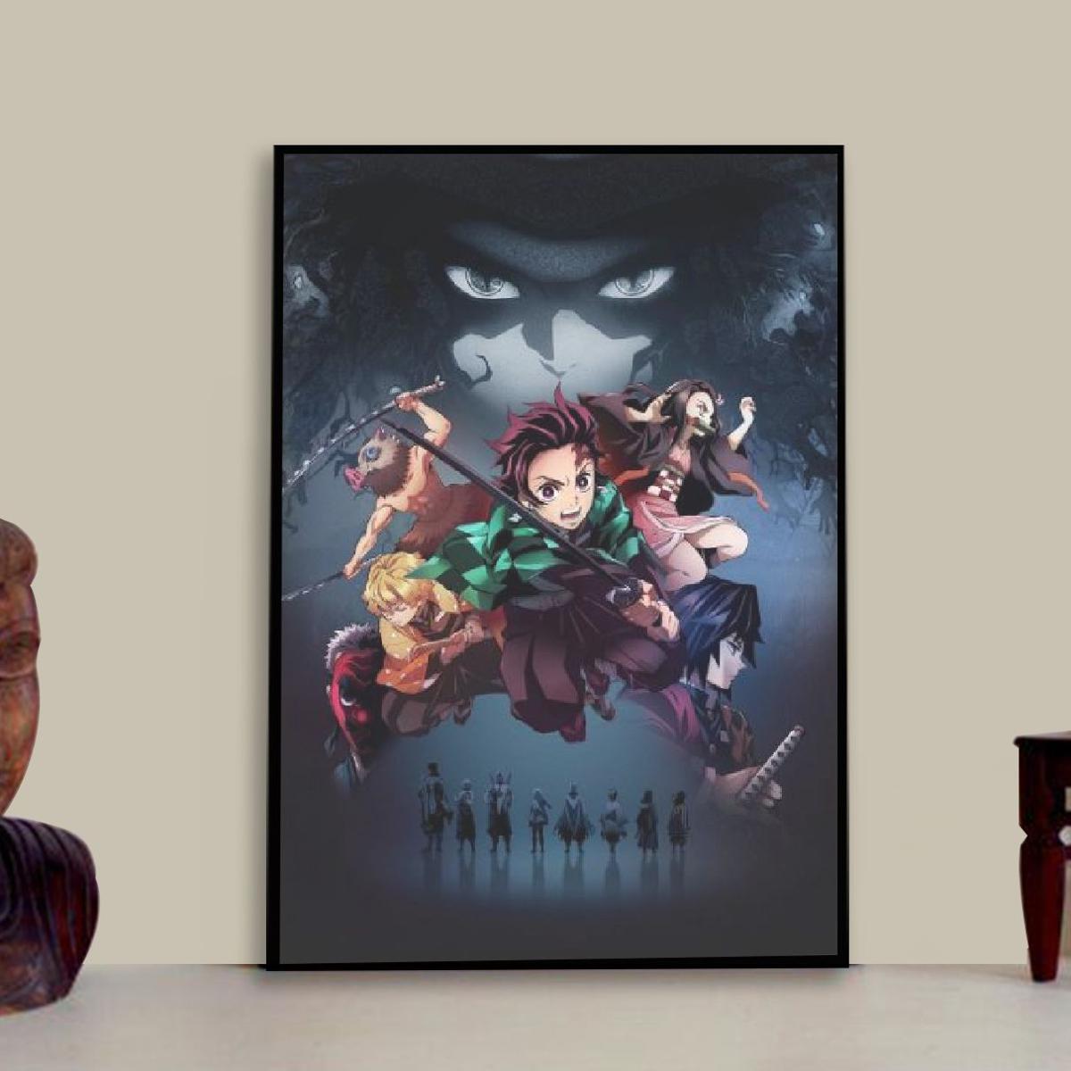 Demon Slayer Photo Frame for Anime Fans Digital Printed