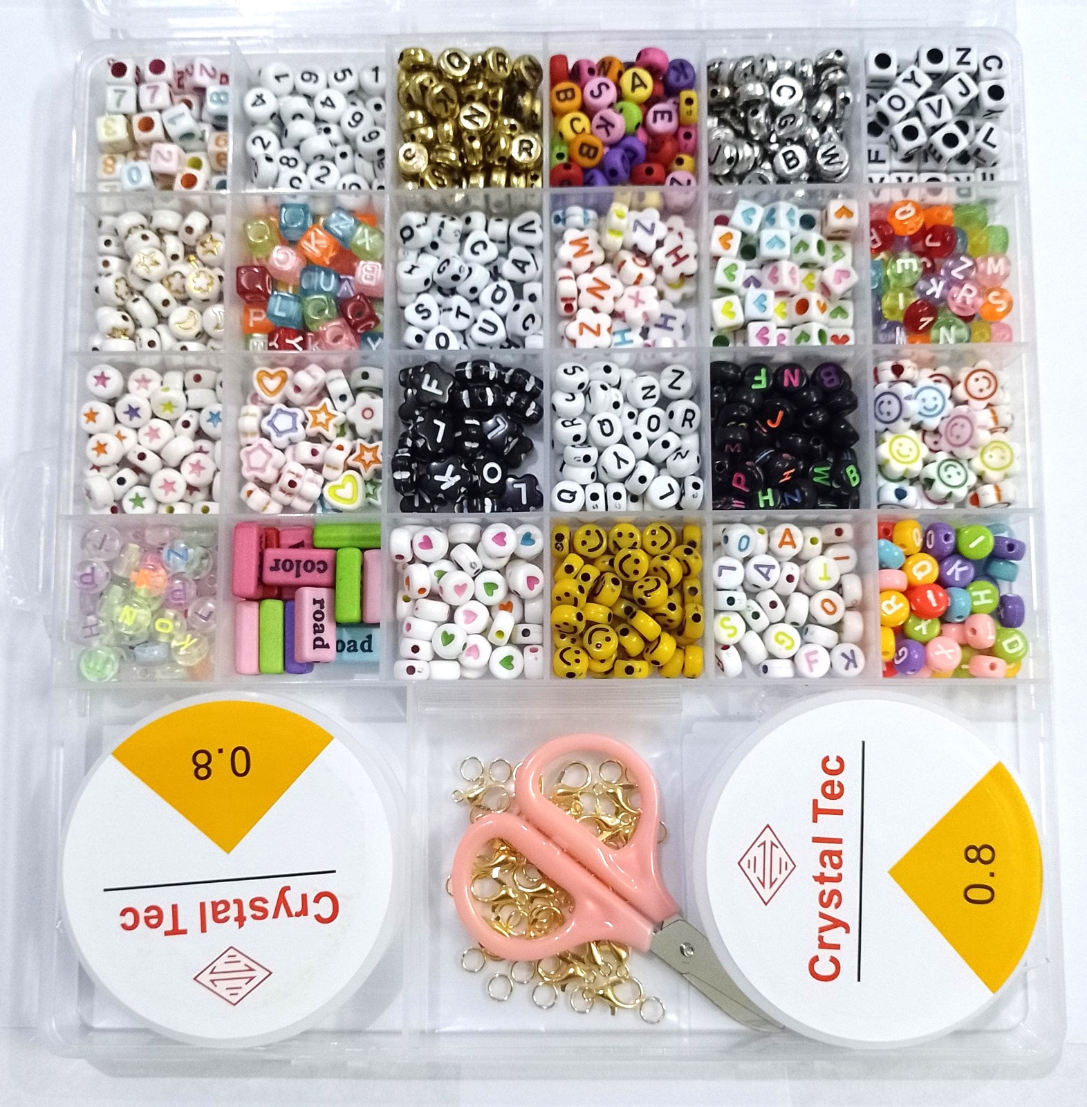 DIY Jewellery Making Bracelet Kit for Girls – Beads, Charms & Craft Kit for Kids Art & Creativity