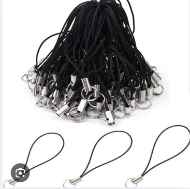 Keychain & Mobile Strap Loop – 10 PCS