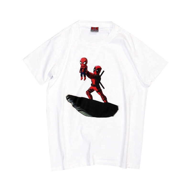 New Marvel Deadpool T-shirt Mens Short 