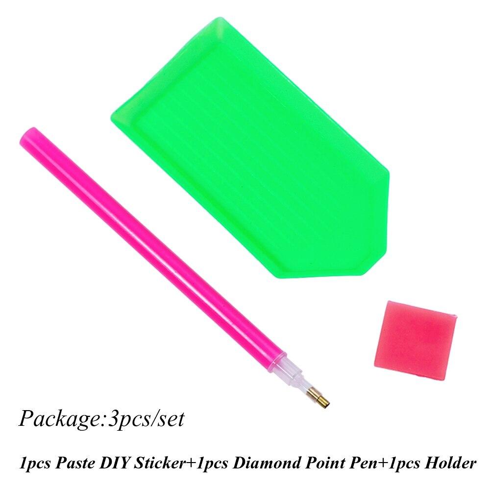 3PCS/Set Rhinestones Picker Professional Nail Art Manicure Tools