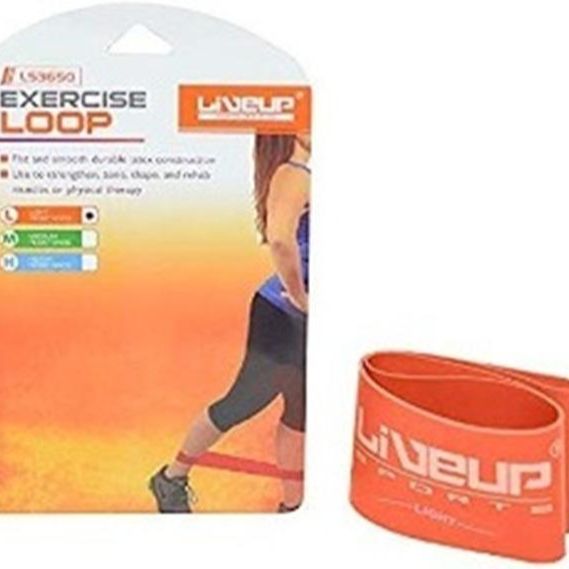LIVEUP LS3650 Exercise Loop Bands: Natural Latex Bands for Targeted ...