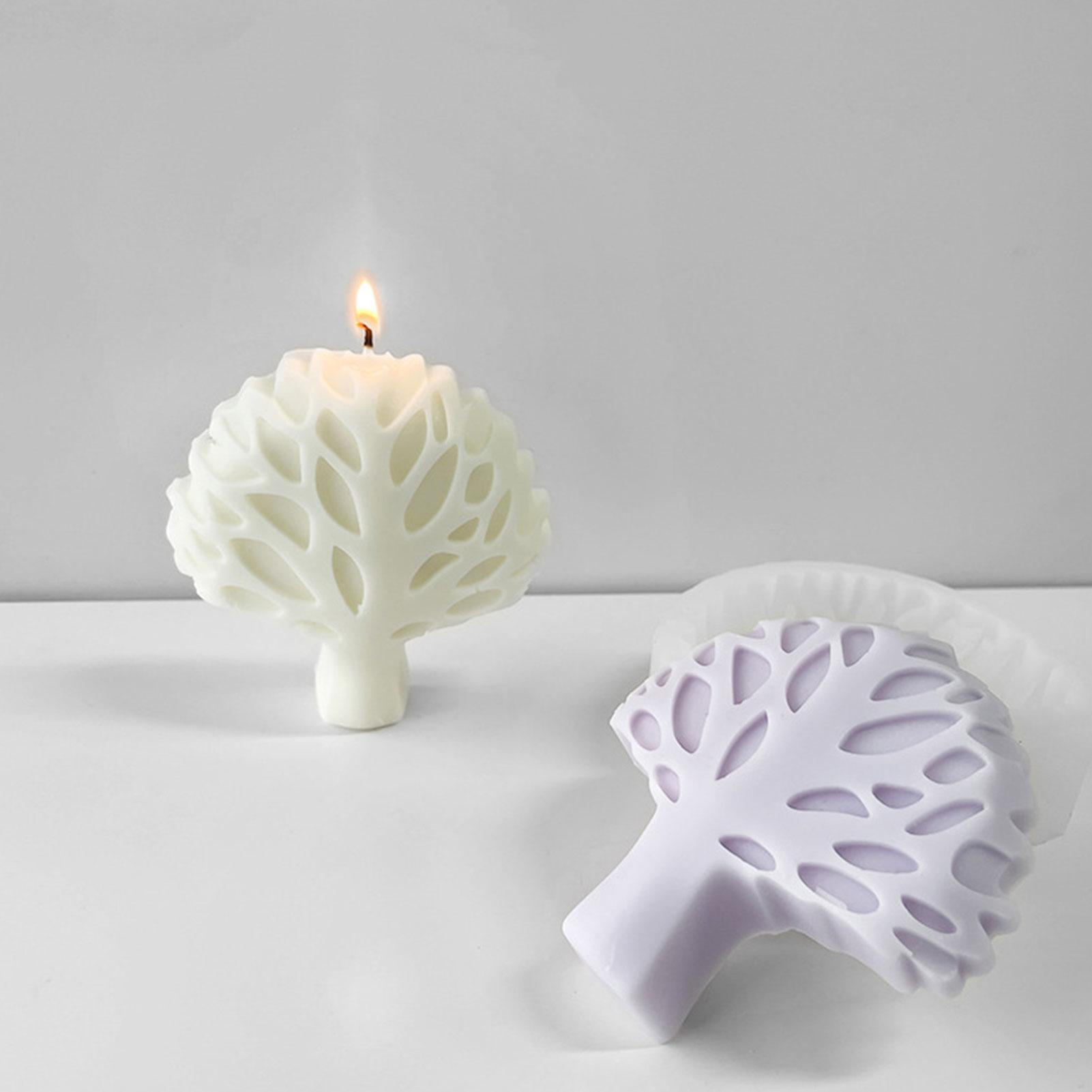 3-Piece Flower Silicone Mold Set For DIY Candles & Soaps - Easy Release Craft Molds