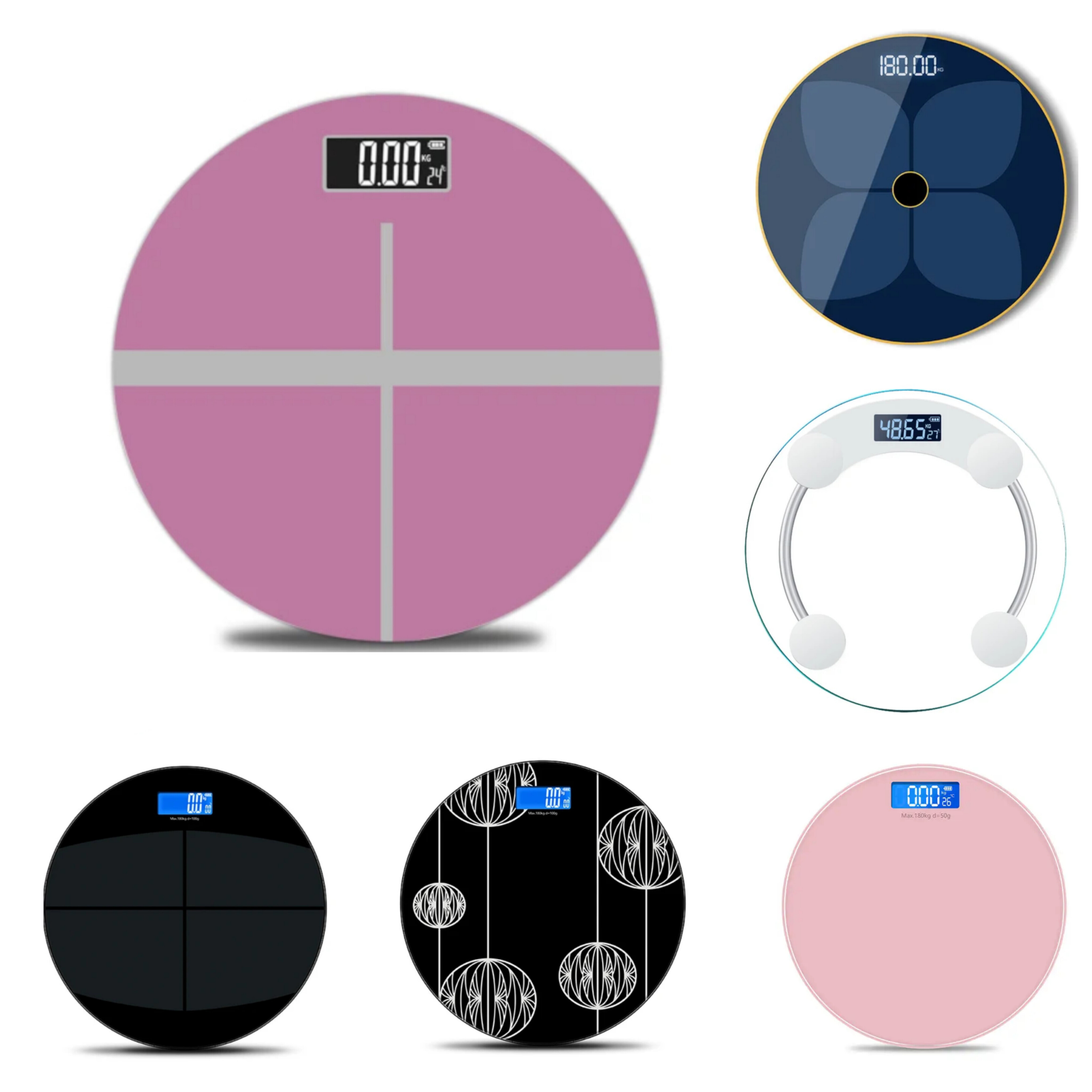 Imported LOTS Weight Scales 100% Accurate Tempered Glass  Electronic Digital Body Weight Scale 180kg Human Body Weighing Digital Body Weight Machine Digital Body Weighing Scale Digital Body Digital Bath Scale Digital Bathroom Scale Machine.