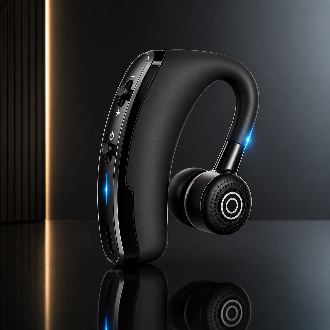 V9 Business Design Wireless Single Bluetooth Earphone Headset (Compatible With All Bluetooth Devices)