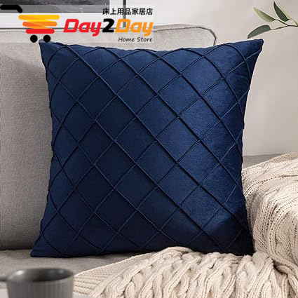 Diamond Dutch Velvet Cushion Cover – Soft, Embossed & Stylish Sofa Pillow for Home Decor