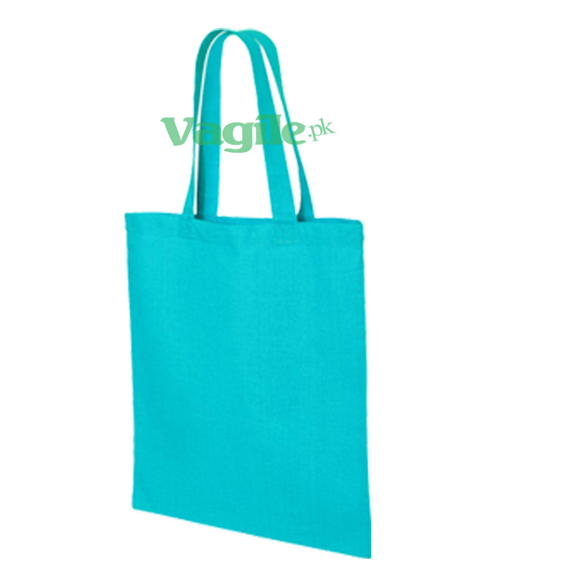 Vagile 100% COTTON SHOULDER CONTRAST TOTE SHOPPING BAGS COTTON (BLACK)