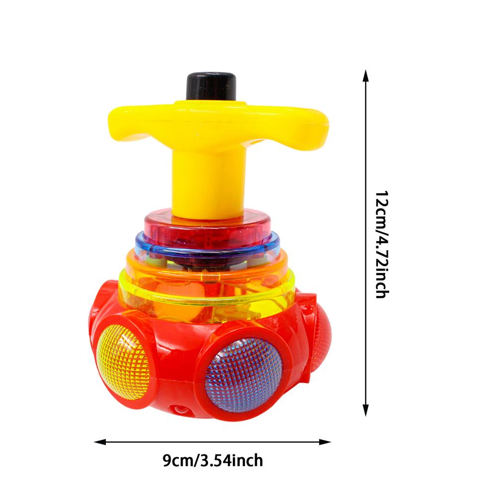 Stylish Lattoo with LED Light & Music Spinning Toy for Kids