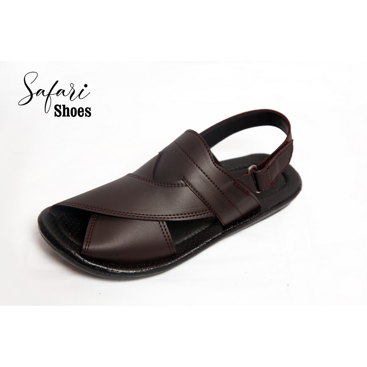 Safari shoes-synthetic leather handmade Sandal for men-Brown(1153): Buy  Online at Best Prices in Pakistan | Daraz.pk