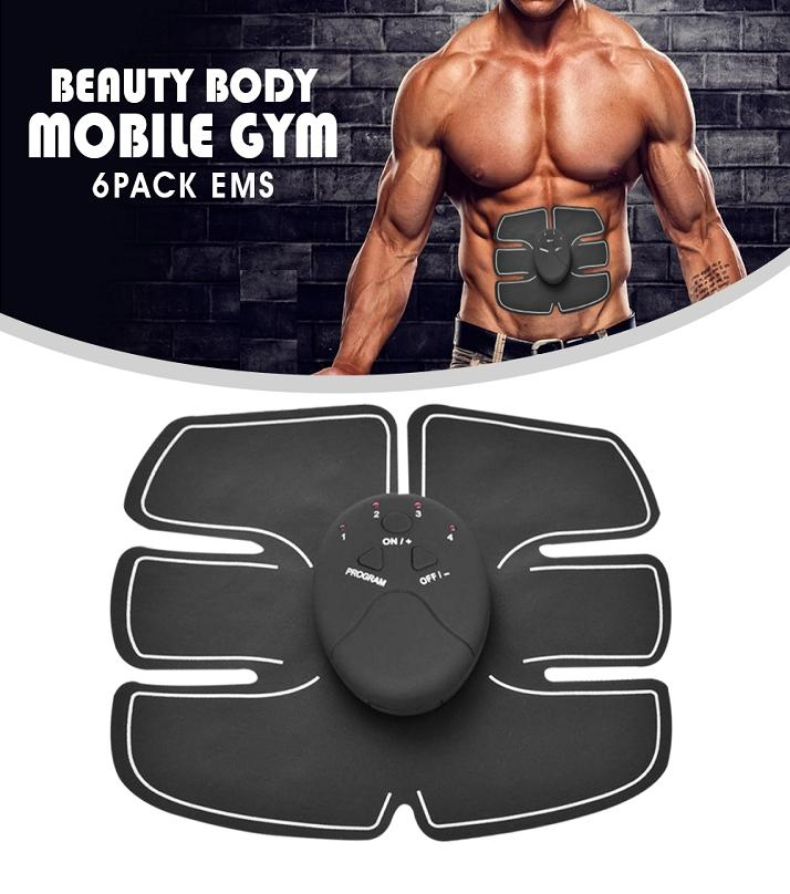 New 6 Pack EMS Trainer Abdominal Toning Muscle Toner Abs Smart EMS Fitness Belt