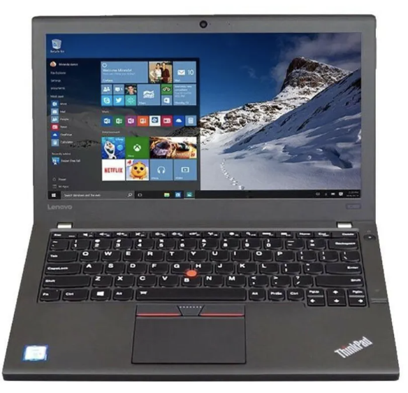 Lenovo ThinkPad X260 / X270 Laptop - Intel Core i5 6th Gen | 8GB DDR4 RAM | 256GB SSD - 12.5" HD Display - Black (Imported / Refurbished)