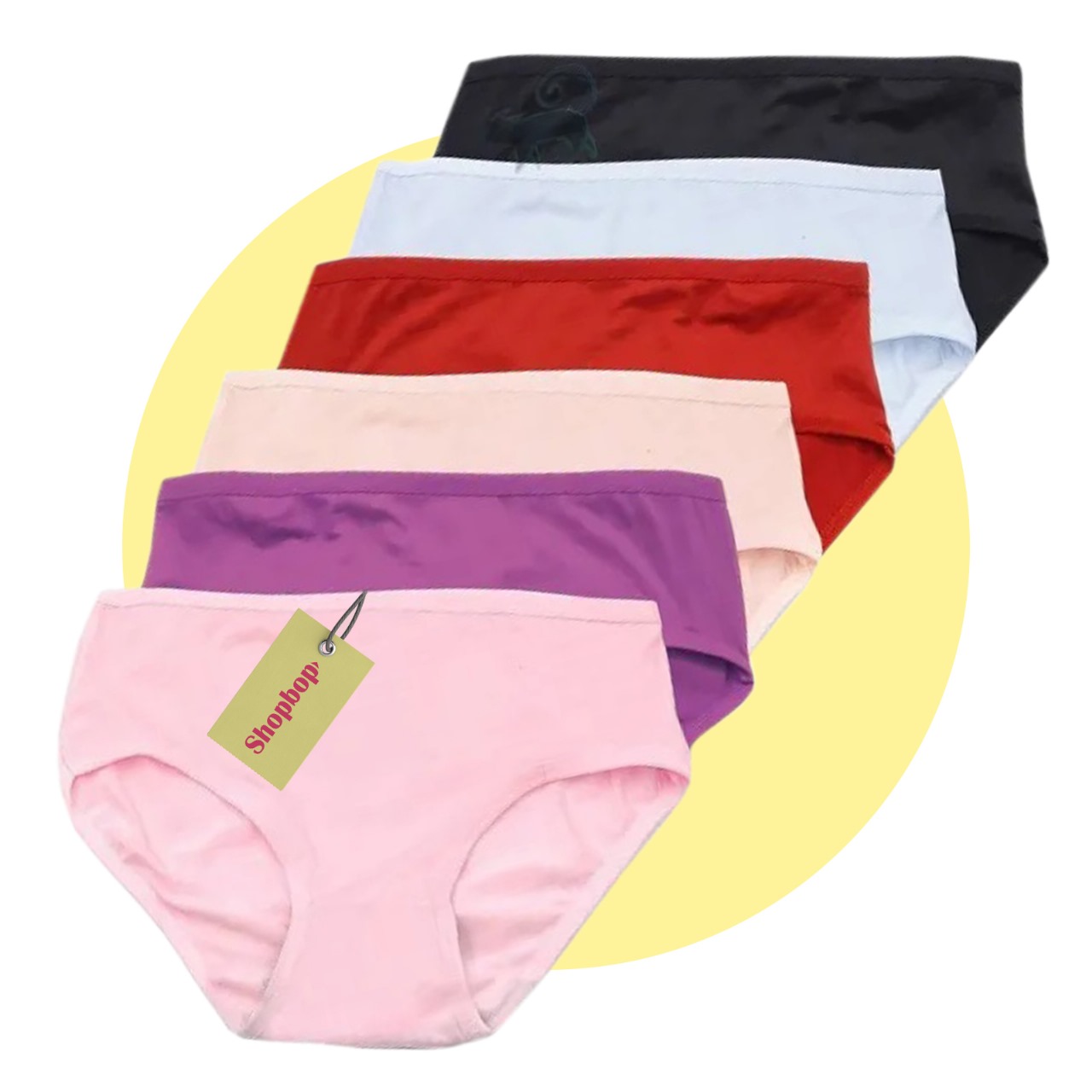 SHOPBOP Pack of 5 Women Underwear Panites For Girls & Women Multi Colour Panties Panty for Girl Panty for Women Cotton Panties - Random Color
