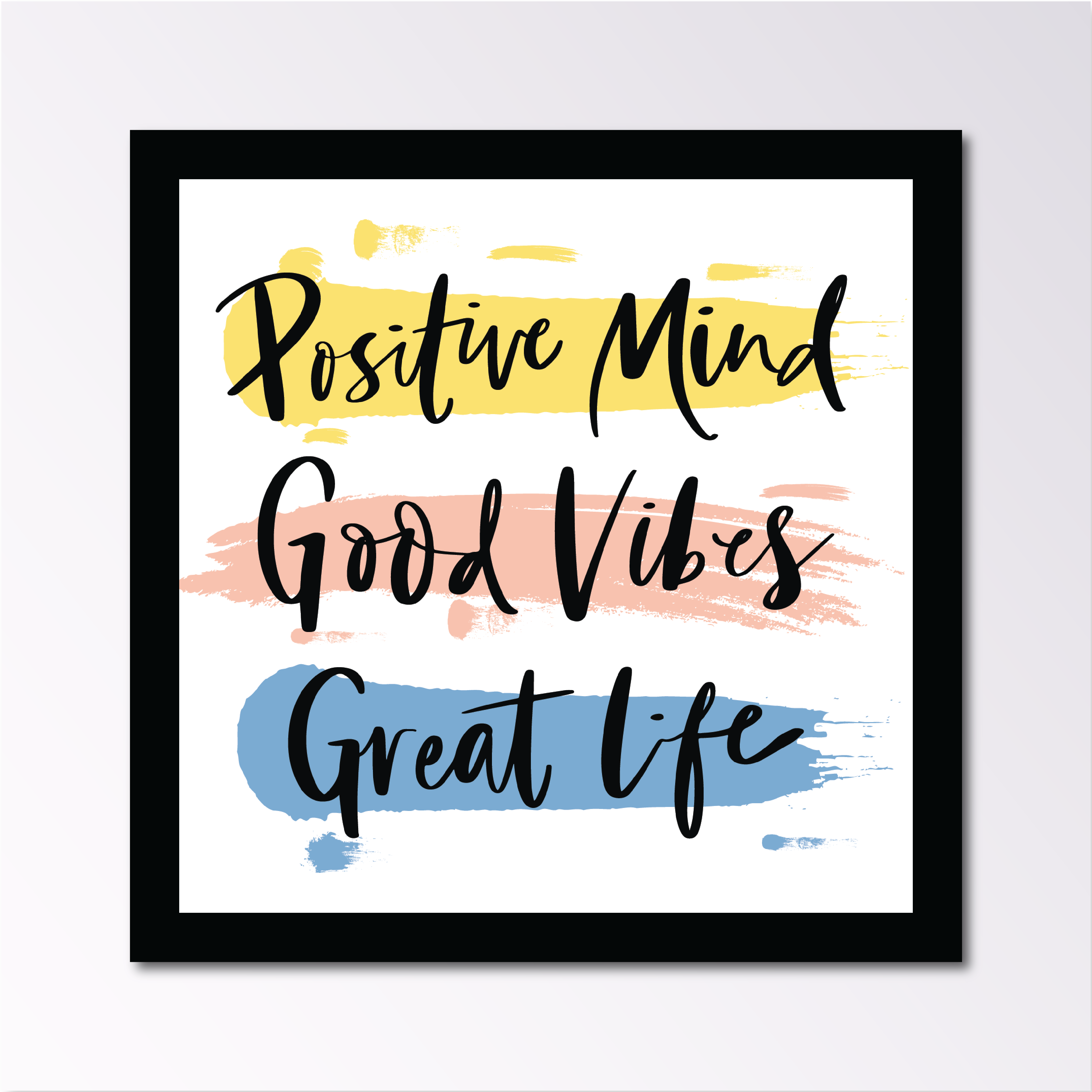 Set Of 4 Frames | Frames For Wall | Motivational Quotes Frames for Wall Office & Students  | Frames for Room Decoration |  Frames for Table & Wall Display Decor