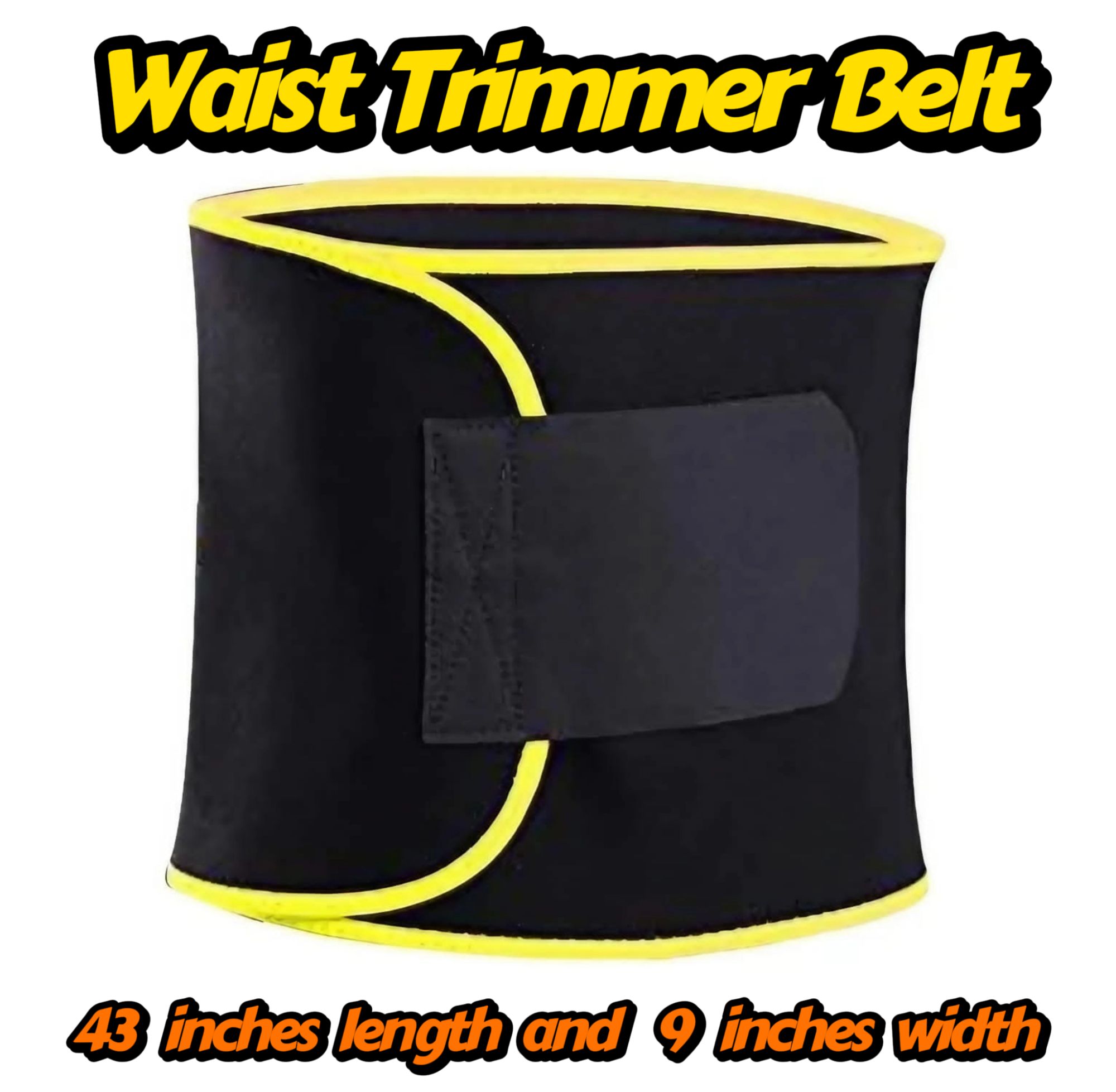 Slimming Sweat Belt Hot shaper waist trimmer Fat Reducing belt Sweat Slim Belt for Women Men, girls and boys Body Shaper Fit to All shaper-waist trimmer belt-waist trainer-slimming belt-fat loss belt-best for weight lose and belly fat