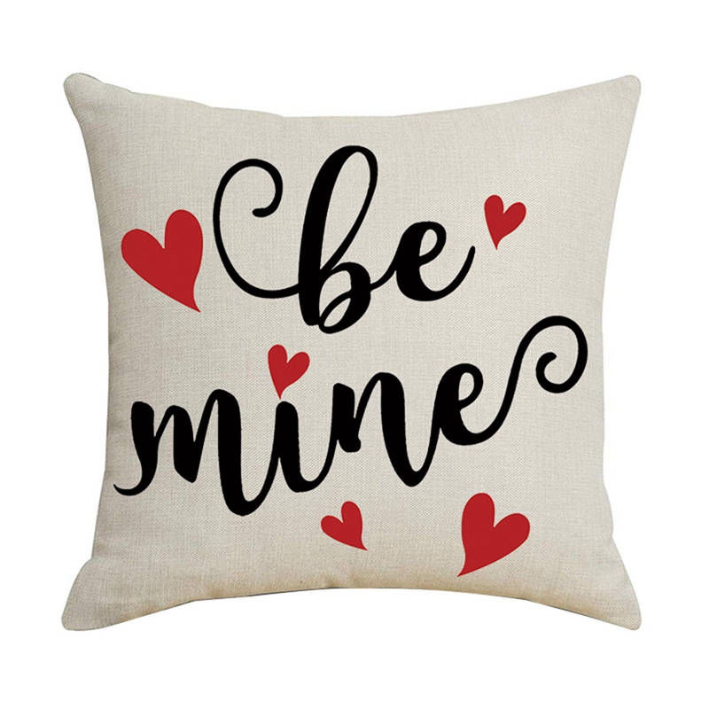 Lovely Hearts Valentines Day Pillow Case Cover Protector 45x45 Cm 【期間限定】