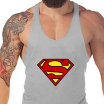 MEN'S SLEEVELESS VEST TOP TANKS SANDO FOR GYM AND EXERCISE
