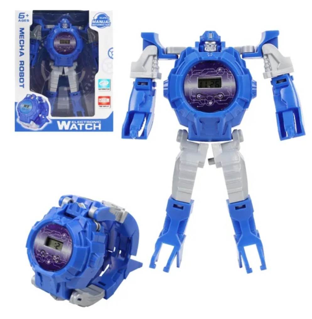 Creative Robot Transforming Kids Watch Transformation Toys Boys Wrist Watch Kids