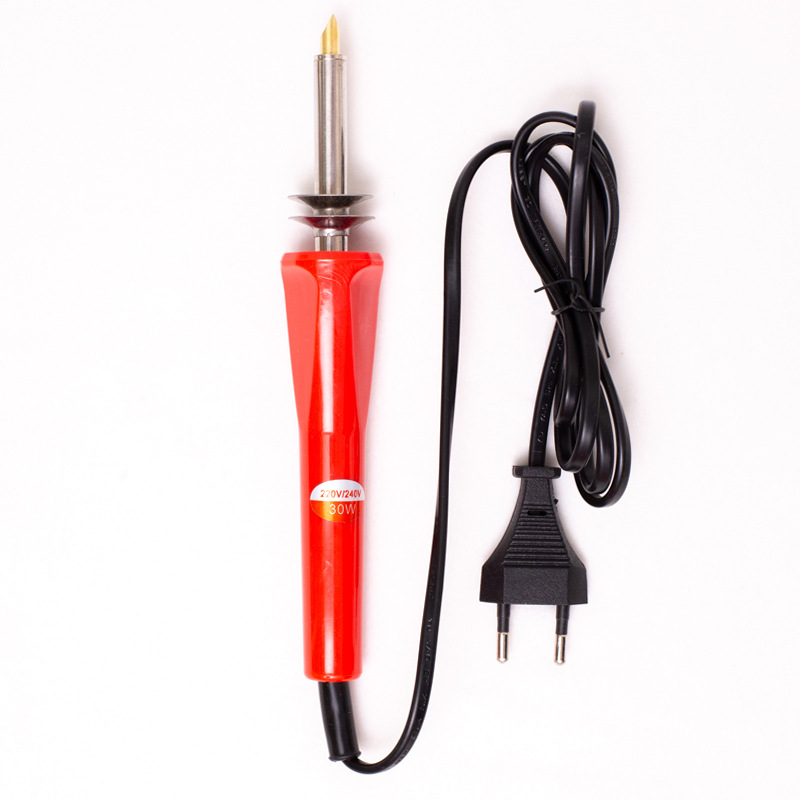 30W 28pcs Electric Soldering Iron 30W Engraving Electronic Repair Weld Iron for Wood Grain Branding Leather Tools Woodburning