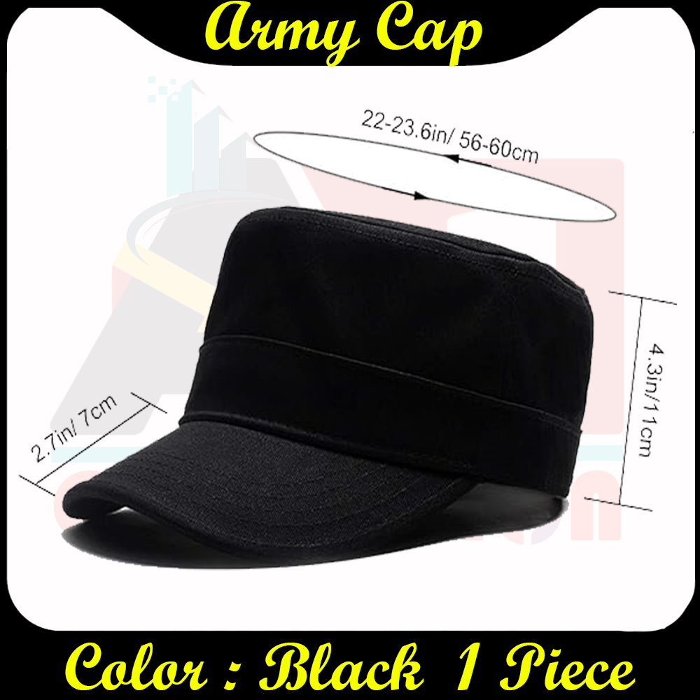 Summer Casual Beret Hat - Breathable Mesh Army Cap for Men and Women
