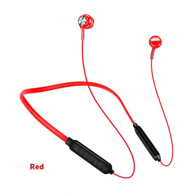 M5 Wireless Magnetic Bluetooth Neckband | Sports Earphones | Stereo Sound | Mic for Calling | Connect With All Bluetooth Devices.