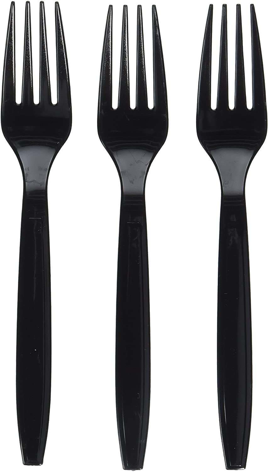 Black-Plastic Utensils Heavy Duty Cutlery Set 50 Plastic Forks 50 Plastic Spoons Perfect Plastic Party Pack Set For All Occasions - Discounted Offer - Sale Price - Buy Online In Pakistan - Foto 7