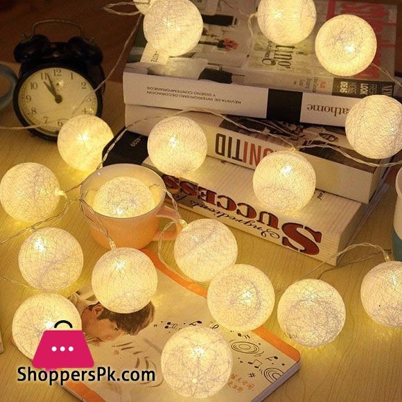 cotton ball led string lights