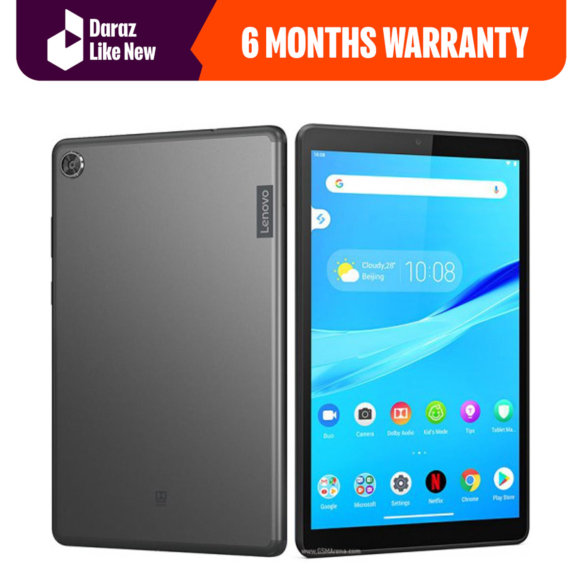 Lenovo Tab M8 Android Tablet | 2GB RAM 16GB ROM | 8 Inch HD Display | PUBG Supported | FREE Tablet Cover | Good Condition