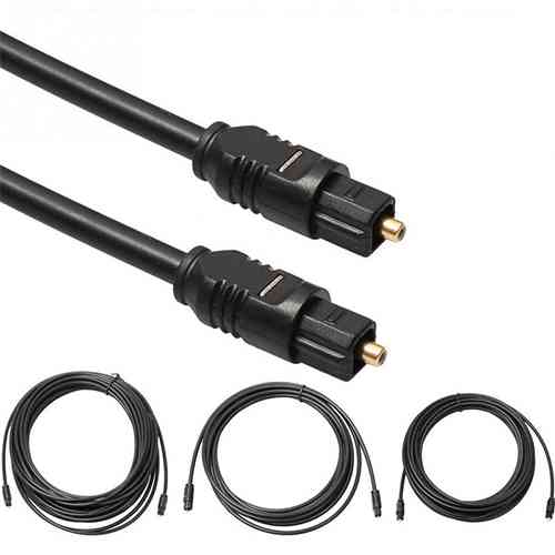 Male Digital Audio Fiber Optic SPDIF Toslink Cable Cord - High Quality 1m 3m 5m 10m