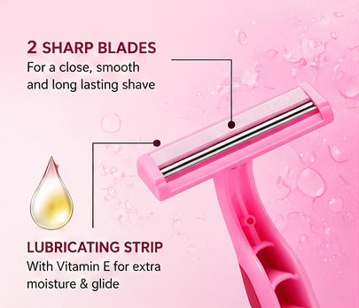 Original Daily Touch Lady Razor 5 Piece Bikini Razor Woman Razor Female Hair Removal Double Blades Hair Razor Machine Mini Shaving Razor