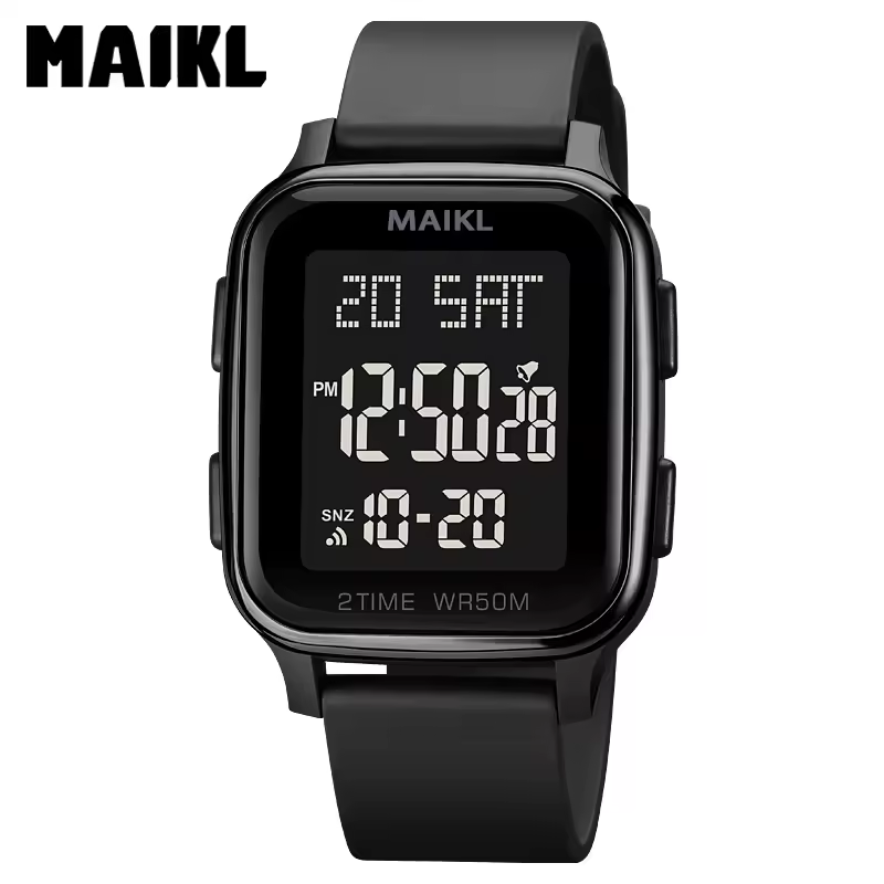 Digital LED Sports Watch for Men & Boys – Waterproof Stylish Casual Wrist Watch with Date & Alarm | Fashion Durable Trendy Digital Watch | Outdoor Electronic Sports Wrist Watch