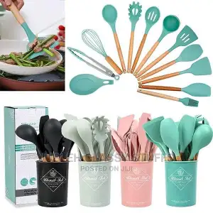 Food Grade Heat Resistant 10 Piece Kitchenware Tool Spoon Whisk Tongs Non- Stick Cooking Spatula Silicone Kitchen Utensil Set - China Kitchen Utensils  and Utensil Set price