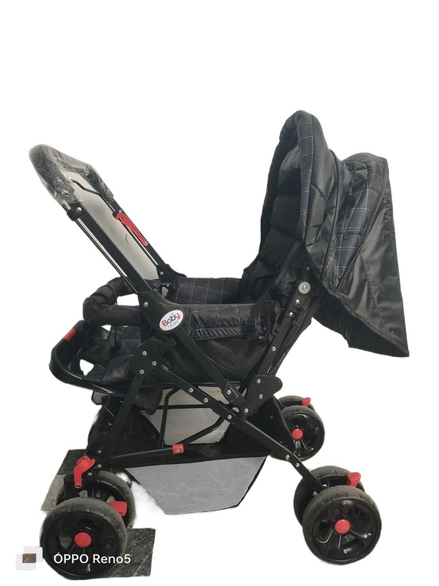 LuxLap Compact Lightweight Stroller with 3-Position Recline and Adjustable Jogging Features - Import Quality High-Performance Pram