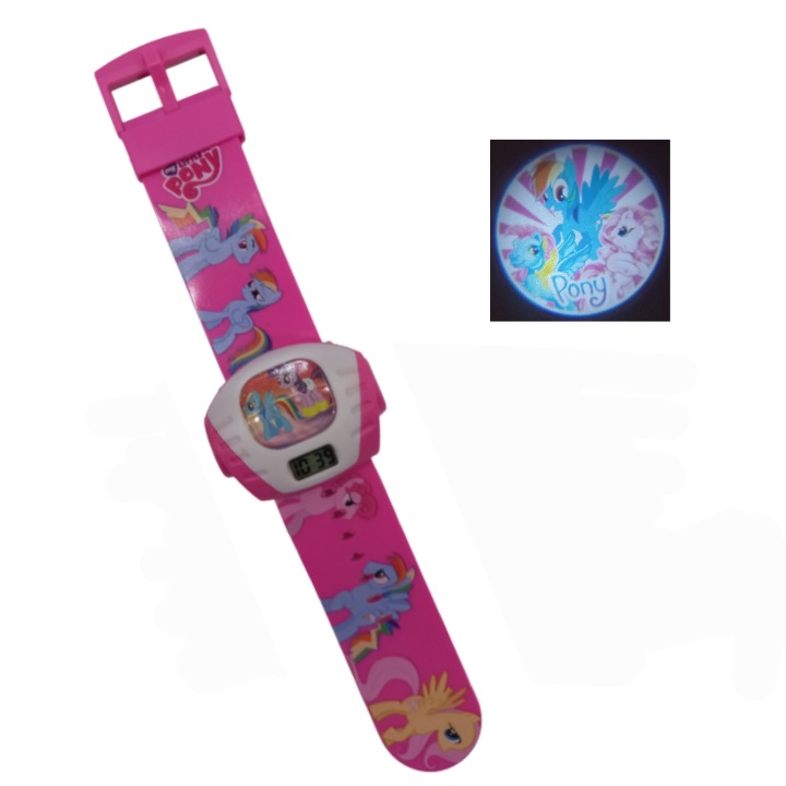 Digital Projector Wrist Watch For Girls Colors and Design May Vary