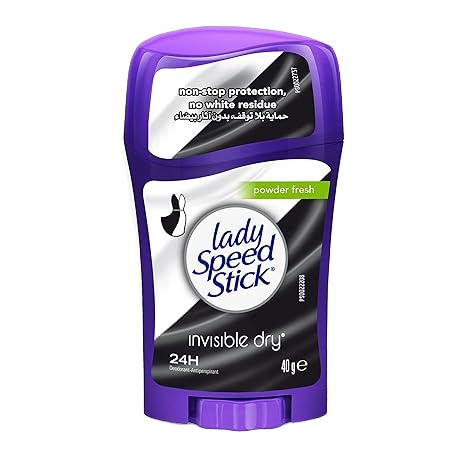 Lady Speed Stick Invisible Dry, Antiperspirant Deodorant, Powder Fresh | Personal Freshness | 40G