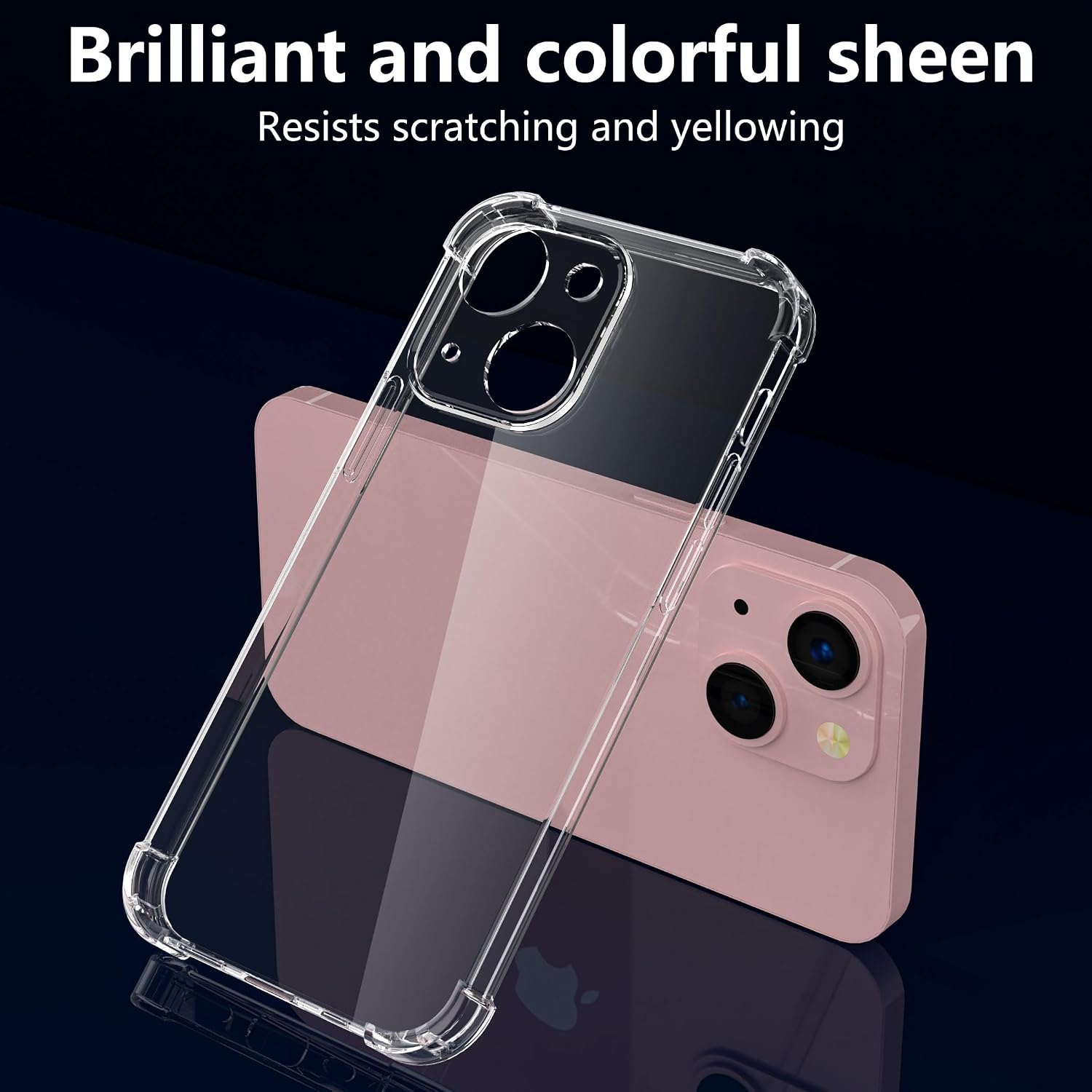 Phone Case For 7/8 + / 11 / Pro /- max /12 /13 / 14 / 15 / 16 /17/18 12min/ 13min Luxury Shockproof Transparent Case Bumper Back Cover Tranaparant Case Bumper Back Cover Tranaparant Clear Phone Back Cover